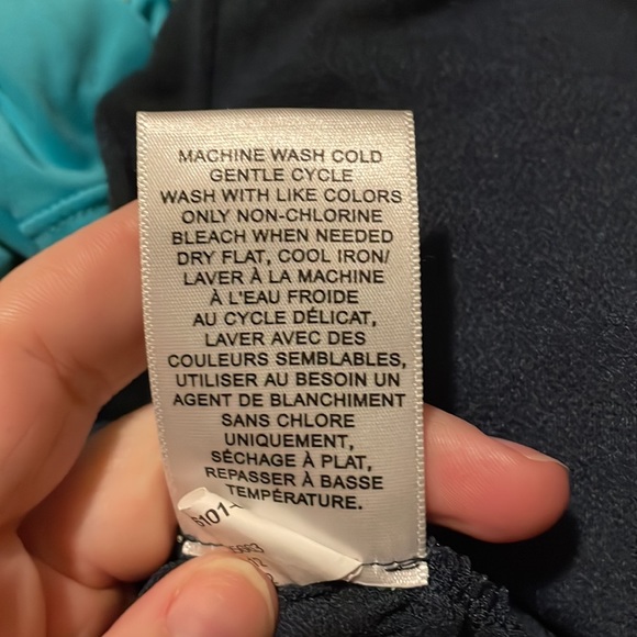 Banana Republic S Navy Blue Stretchy Longer Shirt - Picture 7 of 8